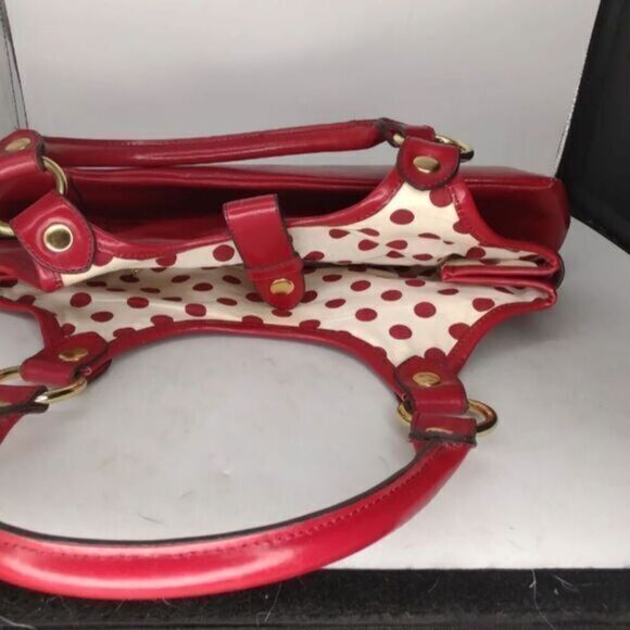 NY and C Red leather handbag‎ - Picture 6 of 8